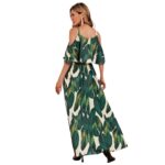 Vestido con Volantes y Hombros Descubiertos - Imagen 5