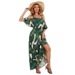Vestido con Volantes y Hombros Descubiertos - Imagen 4