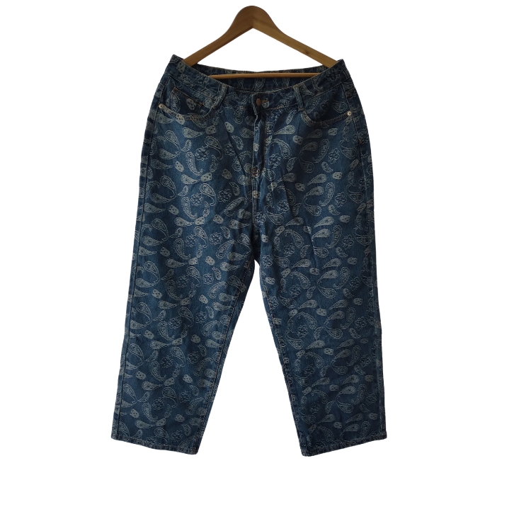 1FE03201016167 Jeans Estampado Azul Unisex - Imagen 1