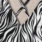 Traje de Baño Enterizo Combinado Animal Print - Imagen 4