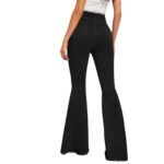 Jeans Tiro Alto Dobladillo Desgastado