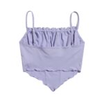 Top Corte Asimétrico con Costuras – Color Lila - Imagen 3