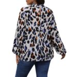Blusa de Mangas Largas con Estampado Animal Print - Imagen 6