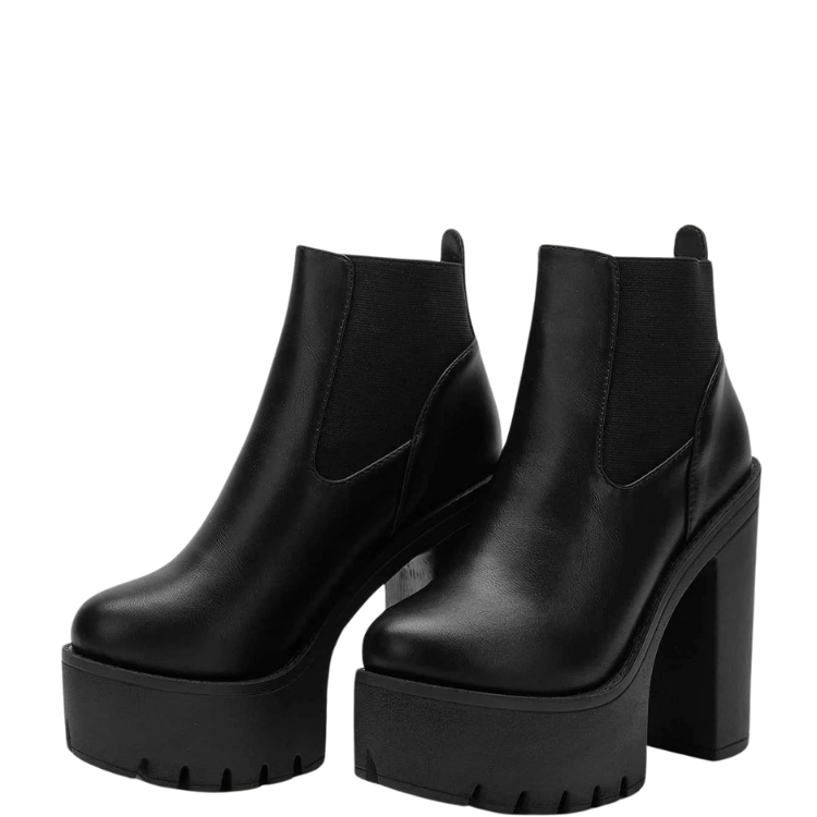 1FEB210604101476 Botines con Plataforma - Imagen 1