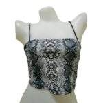 Top Corto de Animal Print con Tirantes Finos - Imagen 2