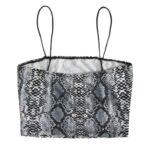 Top Corto de Animal Print con Tirantes Finos - Imagen 4