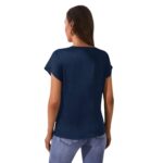 Blusa de Color Liso con Manga Murciélago - Imagen 2