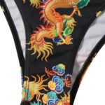 Conjunto de Bikini Cintura Alta Dragón - Imagen 5