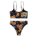 Conjunto de Bikini Cintura Alta Dragón - Imagen 3