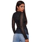 Top de Malla Negro con Brillo - Imagen 10