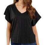Polera Básica Color Negro - Imagen 3