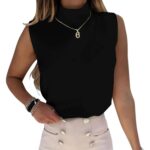 Polera sin mangas cuello Beattle Shein Exclusive - Imagen 2