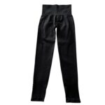 Leggings Deportivos Negros - Ajuste Ceñido y Tejido Técnico