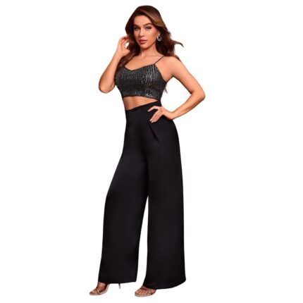 Conjunto de Fiesta con Top de Lentejuelas