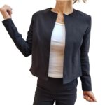 Chaqueta Corta Tipo Blazer de Bengalina Elastizada - Imagen 2