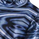 Camiseta Transparente Azul con Cuello Alto - Ajuste Femenino - Imagen 3