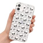 Funda Alienígena - Diseño Único y Estilo Futurista - iPhone 11 (Negro) - Imagen 3