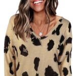 Blusa con mangas estampado animal print y bloques de color - Imagen 2