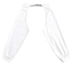 Mangas tipo bolero blancas con cadena metálica
