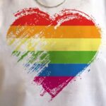 Camiseta Lgbt Rainbow Harajuku para mujer