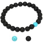 Set 2 Pulseras Piedras Naturales Ágata y Turquesa - Imagen 3