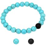 Set 2 Pulseras Piedras Naturales Ágata y Turquesa - Imagen 4