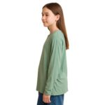 Polera oversized verde menta manga larga - Imagen 2