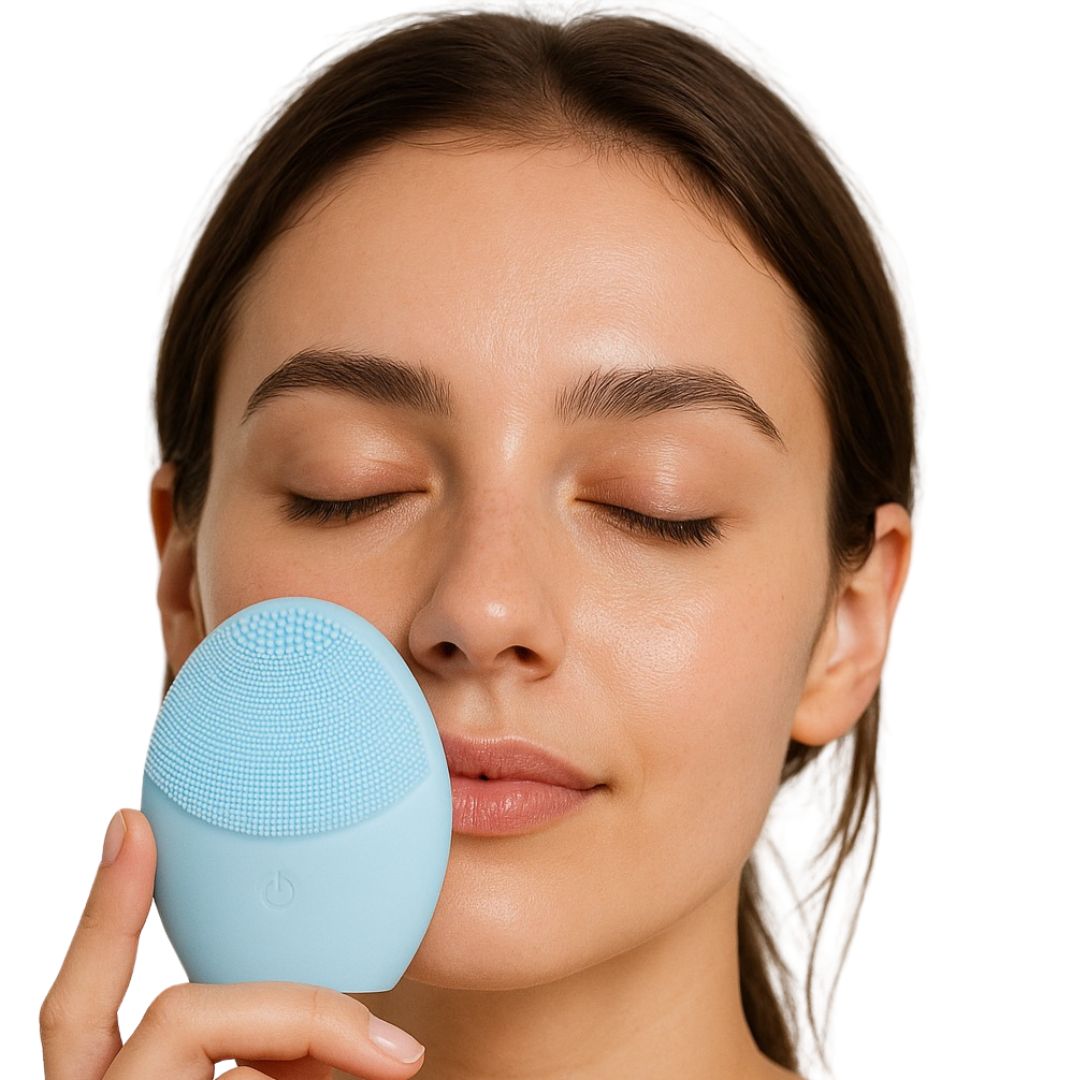 B200823008080 Cepillo Facial Ultrasónico de Silicona - Imagen 1