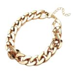 Set 2 Collares de Lujo Dorados para Mascota