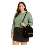 Mini falda mezclilla gris desgastada - Imagen 2