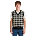 Chaleco Pata de Gallo Blanco y Negro
