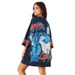 Polera Oversize Estampado Auto "LightSpeed"