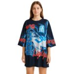 Polera Oversize Estampado Auto "LightSpeed" - Imagen 2