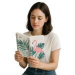 Cuaderno Tropical con Flamencos ROMWE - Imagen 3