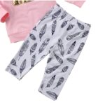 Conjunto infantil "Coronas y Plumas" (3 piezas) - Imagen 3