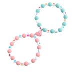 Set 2 Pulseras Infantiles Elásticas de Amistad - Imagen 3