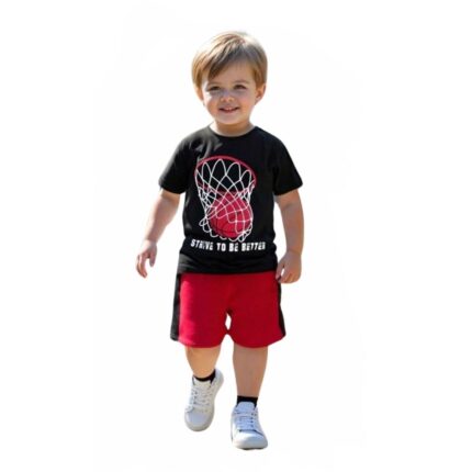 Set de 2 piezas para niño, camiseta y un short deportivo 12 a 14 Años