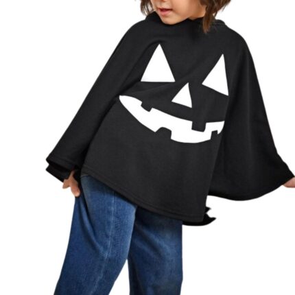 Sudadera Niño Halloween Negra Calabaza M/L