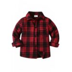 Camisa infantil de franela a cuadros - Imagen 4