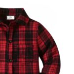 Camisa infantil de franela a cuadros - Imagen 2