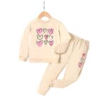 Conjunto 2 Piezas Niñas, Estampado Corazones y Pantalones - Imagen 3