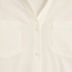 Blusa blanca larga con bolsillos talla 3XL - Imagen 5