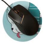 Pad mouse perro caricatura fondo celeste divertido - Imagen 2