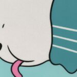 Pad mouse perro caricatura fondo celeste divertido - Imagen 3