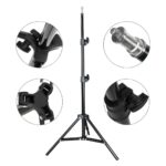 Trípode aro LED 26cm RGB con control y soporte - Imagen 3