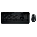 Kit teclado y mouse inalámbrico Microsoft negro USB