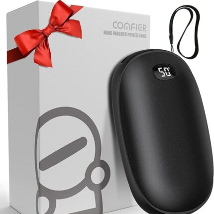 Calentador manos doble cara 8000mAh negro CooCoCo